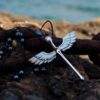 Χειροποίητο μενταγιόν Αρχάγγελος με φτερά από την Olor